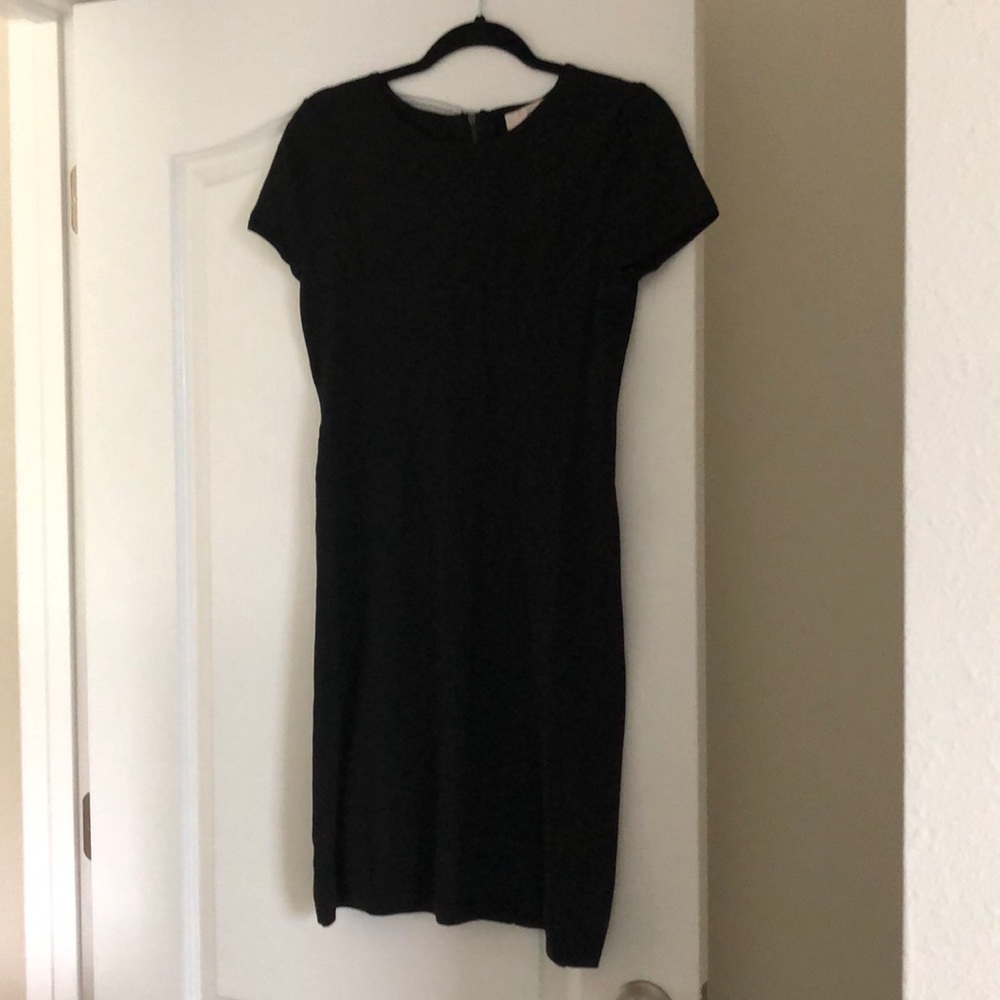 Loft black dress short sleeves!